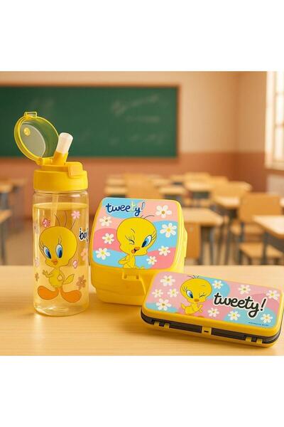 Efe Mark Tweety Lisanslı Okul Seti 500 ml Matara,
