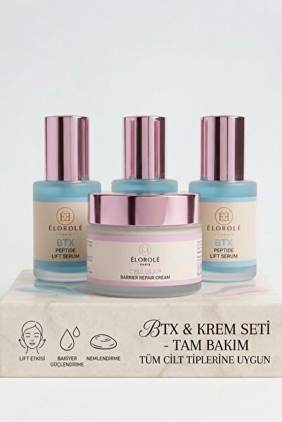 4 lü set ( 3 btx peptide lift serum + 1 cellular barrier repair cream)