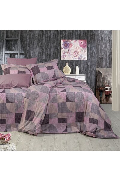 Dimcol Duvet Cover Dimitra 336 Pink Υπέρδιπλo
