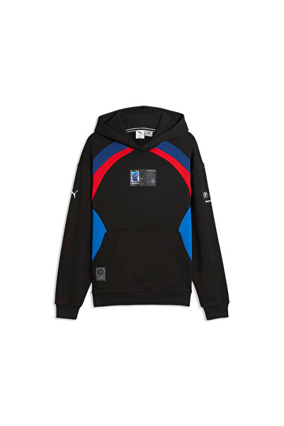 Puma BMW MMS Lifestyle Hoodie Siyah Erkek Sweatshirt