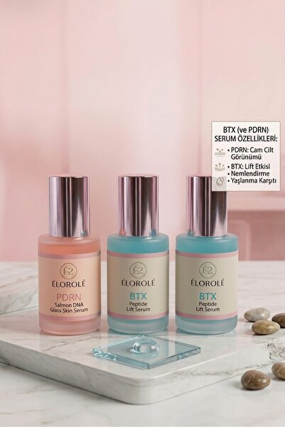 3 lü set ( 2 btx peptide lift serum + 1 pdrn somon dna glass skin serum )