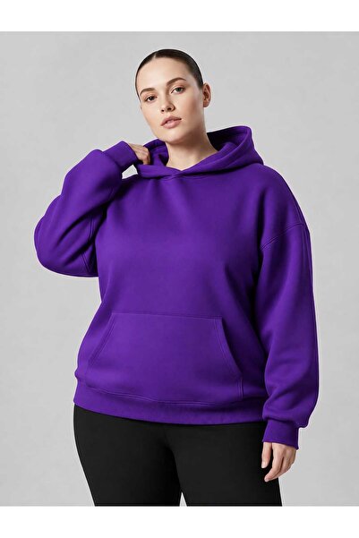 BENROMA 3 Yarn Combed Cotton Plus Size Unisex Sweatshirt Df2
