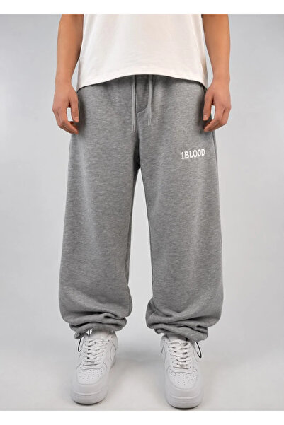 1blood Baggy Kalip Sweatpants Embroidered Premium Adjustable Leg Oversized Sw...