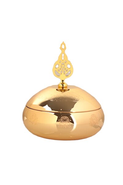 SOLETER جرة تمر الثريا - ذهبية لامعة - حجم كبير