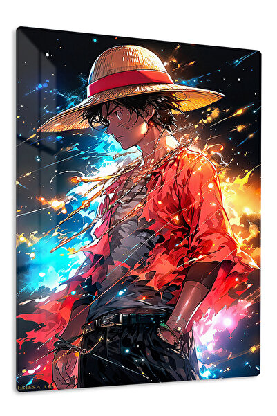 Emesa Art Monkey D. Luffy Anime Metal Wall Art