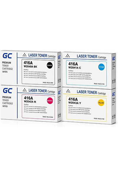 Generic 416A Compatible Toner Cartridge Full Combo Set (W2040A, W2041A, W2042...