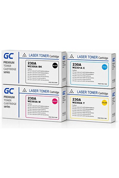 Generic 230A Compatible Toner Cartridge Full Combo Set (W2300A, W2301A, W2302...
