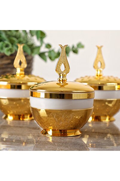SOLETER Butterfly Date Jar—White/Gold