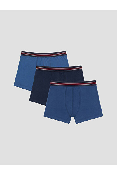 LC Waikiki Vizyon New Season Mixed Cotton Flexible Men's Boxer 3-Pack
