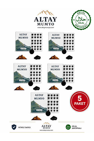 ALTAY MUMYO %100 Saf Mumiyo Shilajit | Doğal Enerji, Güç ve Bağışıklık Artırı...