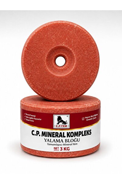 CP Mineral Kompleks 3 KG Yalama Bloğu Büyükbaş ve Küçükbaş Hayvanlar İçin Min...