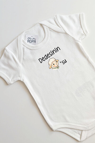 Mini Ropa Grandfather's Lamb Written Baby Bodysuit Grandfather Written Bodysuit