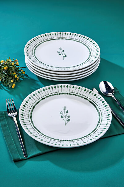 Cooker Set of 6 25.5 cm Varen Porcelain Serving Plates Ckr4791