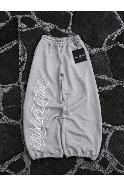 1blood 1Bloodculture Script Adjustable Baggy Sweatpants