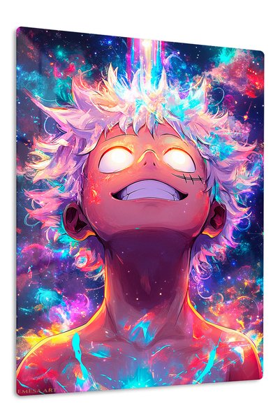 Emesa Art Monkey D. Luffy Gear 5 Anime Metal Wall Art