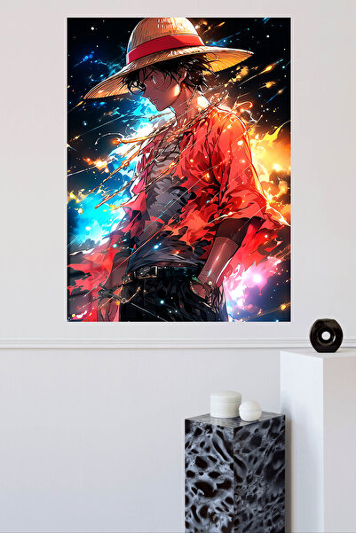 Emesa Art Monkey D. Luffy Anime Metal Wall Art