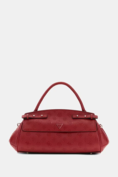 Guess Women's Hand Bag Top Handle Flap Embossed Patterned Daily Stylish Moder...