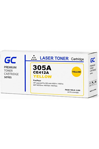 Generic 305A Compatible Toner Cartridge (CE412A) for HP LaserJet Pro 300 Colo...