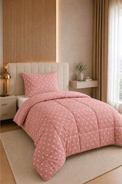 LOOMY HOME Helena Welsoft Pamuklu Desenli Çift Taraflı 155 x 215 Cm Tek Kişil...
