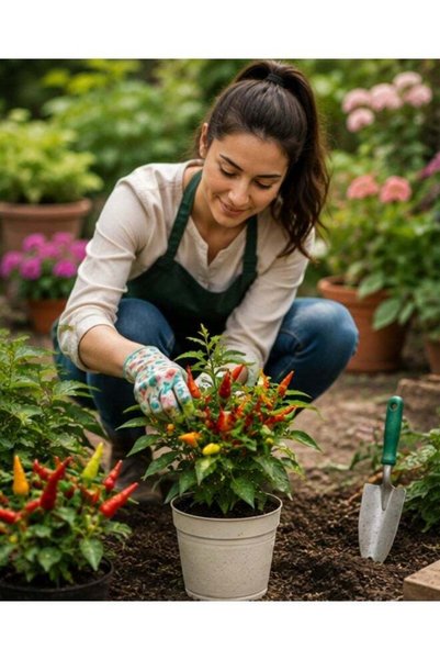 Generic Al-Raei Hot Pepper Hybrid F1 Chili Seeds for Home Garden