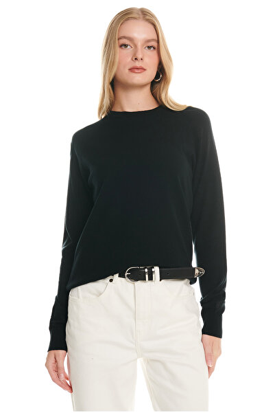 Ted Baker Siyah Basic Bisiklet Yaka Kazak