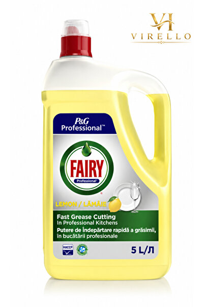 Fairy Detergent lichid profesional pentru vase Professional Lemon, putere rap...