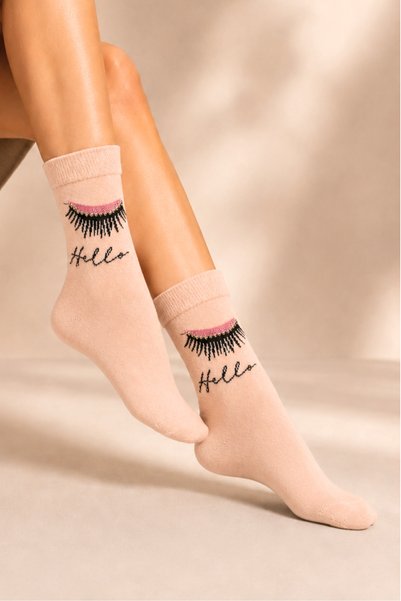 KARDEŞLER ÇORAP Women's Stone Detailed Bamboo Half-Toe Colorful Seamless Socks 6-Pack