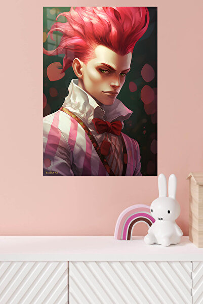 Emesa Art Hisoka Morow Anime Metal Wall Art