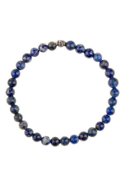 Zeynep Büyükbay Lapis lazuli natural stone bracelet (6mm sphere cut)