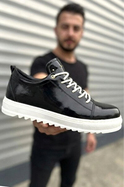 Zerenyus Zrj152 high quality lace-up men's daily sport casual shoes - black w...