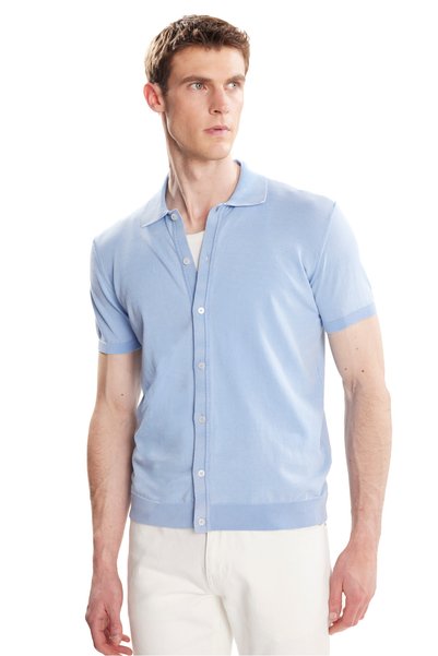Ted Baker Mavi Erkek Hırka TBMRKW2030