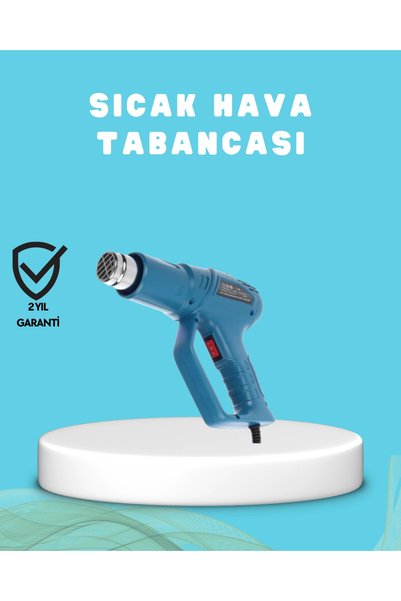SORA GROUP 2000W Sıcak Hava Üfleme Tabancası Seramik Rezistanslı Profesyonel
