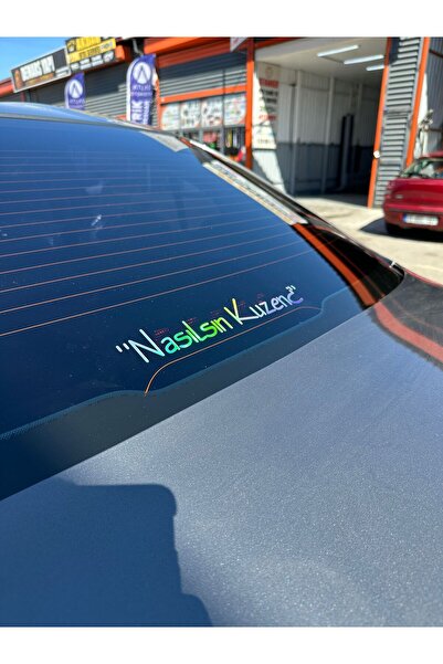 CAROTE Nasılsın kuzen sticker 2 li set 30 cm