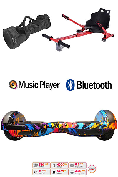 CityMate Elektrikli Kaykay Scooter Hoverboard Akıllı Denge 6.5 Inch + Hover K...