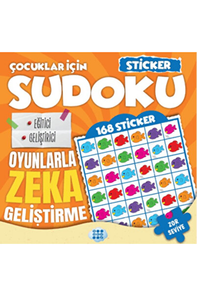 dokuzyayinlari Çocuklar İçin Sudoku - Sticker Hediyeli Zor Seviye 3