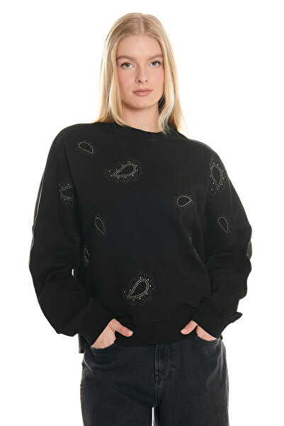 Ted Baker Siyah Bisiklet Yaka Sweatshirt