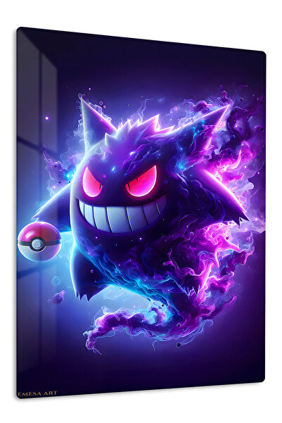 Emesa Art Gengar Anime Metal Wall Art