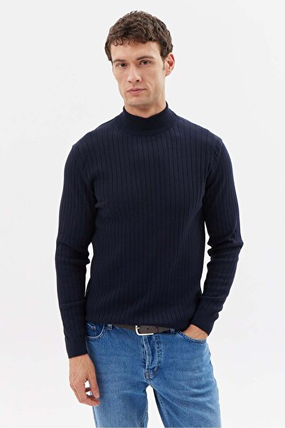 PAULMARK Men's Half Fisherman Knitwear Sweater