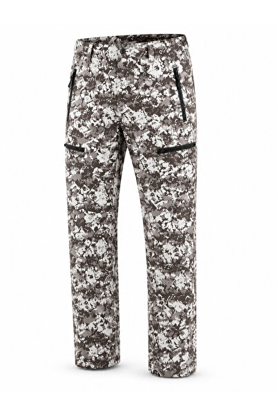 Mudwill Beige Camouflage Outdoor Multi-Pocket Softshell Pants