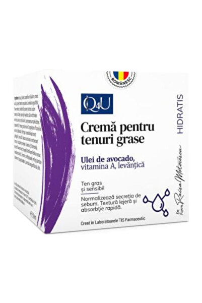 Tis Farmaceutic Crema pentru Tenuri Grase cu Levantica Tis Farmaceutic, 50 ml