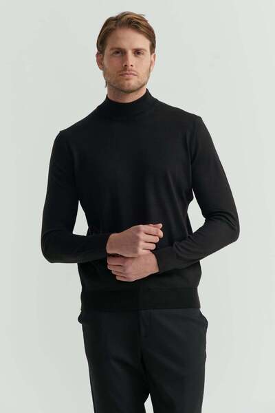 PAULMARK Men's Half Fisherman Knitwear Sweater