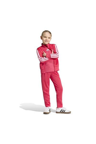 adidas KR9312-C Lk 3S Tr Ts 205 Set Trening pentru Copii Roz