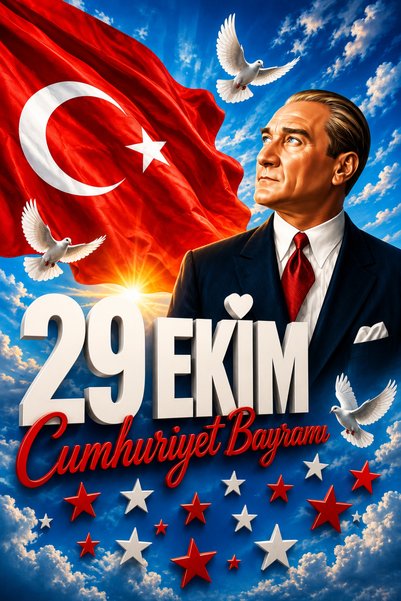 PROMISEBACKDROP2 250x200 cm Ek Dikişli, 29 Ekim Cumhuriyet Bayramı, Okul Etki...