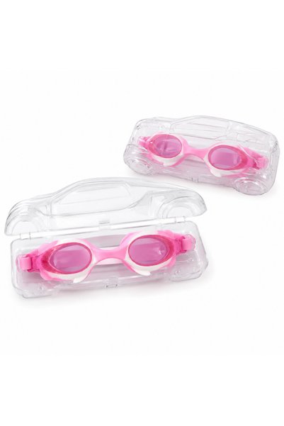 Miro Toys Children's Swimming Goggles Colorful Patterned Adjustable Strap Goggles Pool Sea Goggles Including Case and Earplugs