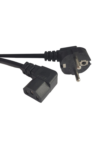 Spacer Cablu alimentare Schuko C13 90 grade 10A 1,8 m negru
