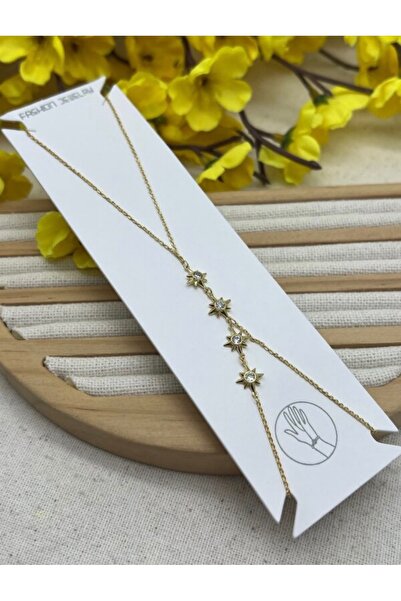FASHİON JEWELRY Tuelataki/ Women's Sun Symbol Zircon Stone Jewelry Model Şahm...