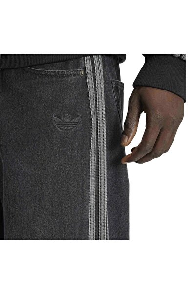 adidas IB6947-E Jeans Erkek Pantolon Siyah