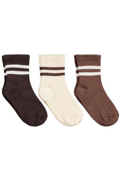 Civil Boys Soft Basic 3-Pack Men's Socks for Ages 2-12