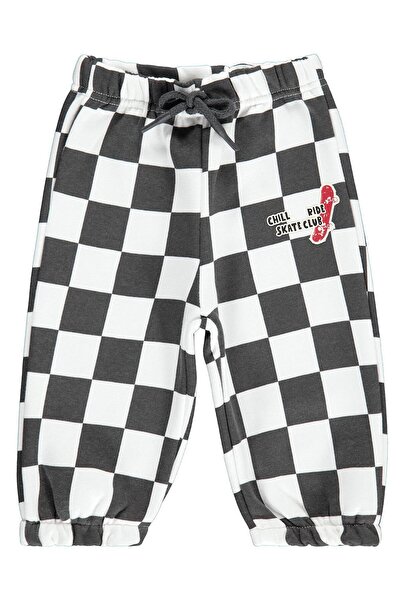 Civil Baby Skateboard Printed 6-18 Months Sweatpants - Ecru