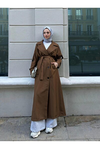 TANISA Alviera Long Trench Coat TNS-4325